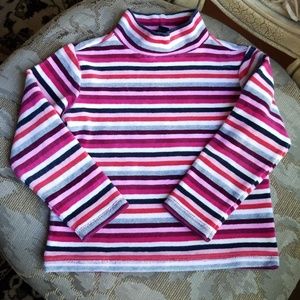 ✔Baby Gap multicolor stripe turtle neck